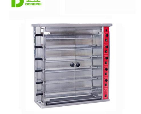 6 rod chicken rotisserie grill