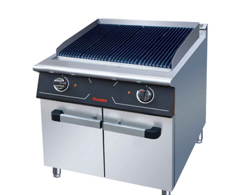 electric radiant grill with cabinet