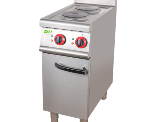 electric 2-plate cooker with cabinet