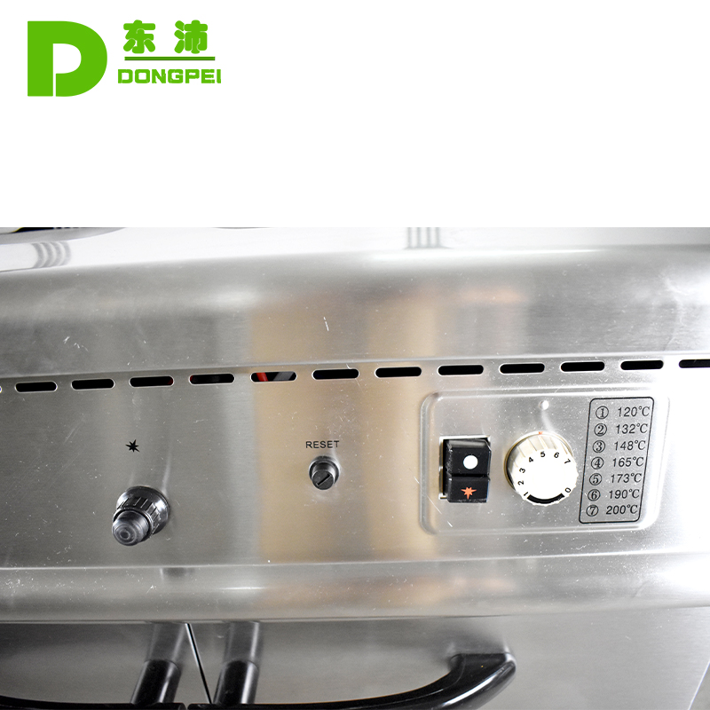 gas 2 tank fryer 2 basket with cabinet