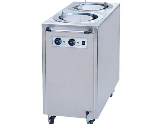 electric heating plate warmer cart