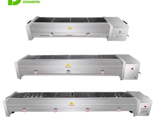 smokeless gas barbecue grill