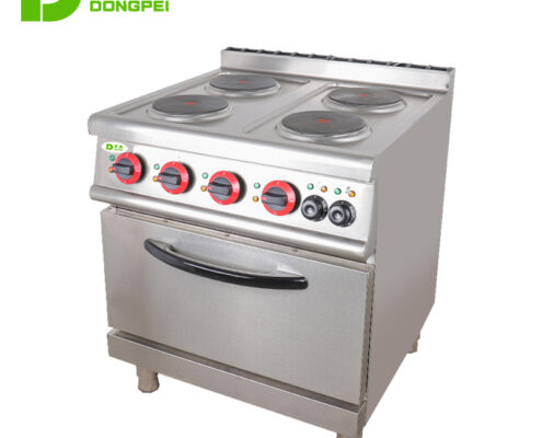electric 4-plate cooker with oven