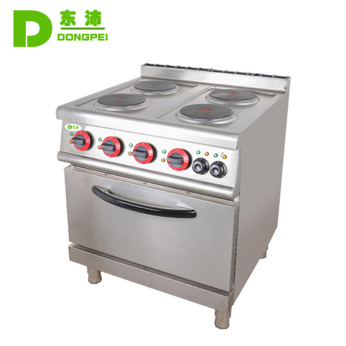 electric 4-plate cooker with oven