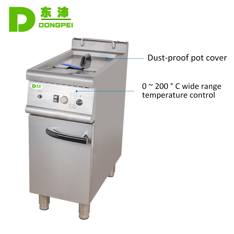 electric 1 tank fryer 1 basket with cabinet