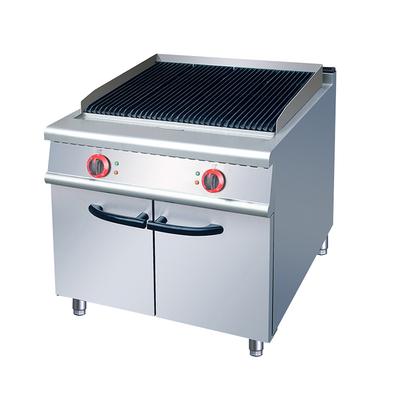 electric radiant grill with cabinet