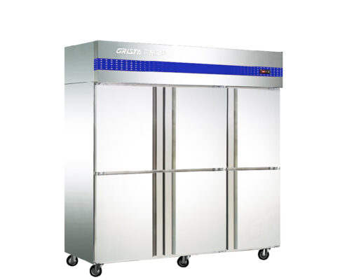 commercial 6 door kitchen refrigeration