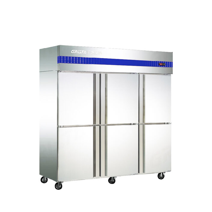 commercial 6 door kitchen refrigeration
