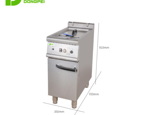 electric 1 tank fryer 1 basket with cabinet
